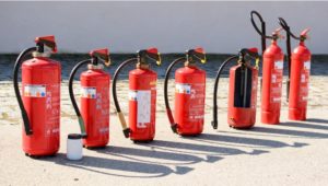 Types of fire extinguishers